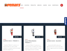 Tablet Screenshot of firemansperu.com